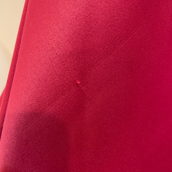 Sequin Hearts red cold shoulder high/low hem dress. - Picture 7 of 15